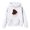 1#White, variant on Kiijoy Toddler Girls Casual Hoodie Horse Print Long Sleeve Pullover Hooded Sweatshirt