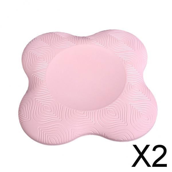 Rodilleras de Yoga Lavables Colamx Soporte de Estera Antideslizante Rosa 2 Piezas