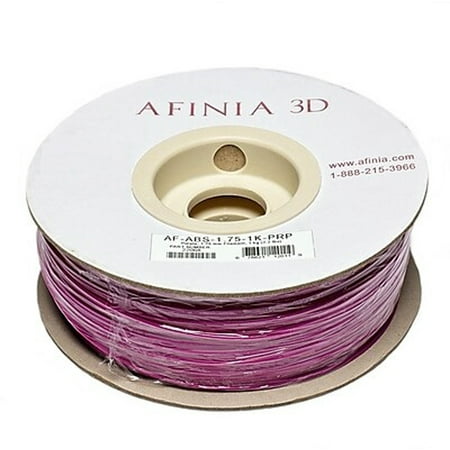 Afinia Value-Line H-Series 1.75mm ABS Plastic 3D Printer Filament, Purple (Other)