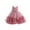 Pink*, variant on RUTAYY Children Girls Dress Solid Color Sleeveless Flower Princess Dress Catwalk Performance Trendy Vibrant Dresses