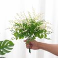 thumbnail image 3 of Paquetes de flores artificiales Faux Plastic-Greenery Arbustos Plantas Resistente a los rayos UV Sin decoloración Leyfeng Paquete de flores artificiales, 3 of 8