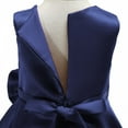 thumbnail image 5 of CAICJ98 Girls Elegant Princess Dress Sleeveless A-Line Dresses for Toddler Girls Casual Wedding Party Dresses Dark Blue,3-4 Years, 5 of 6