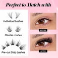 thumbnail image 3 of Strong Hold Lash Glue 2 in 1 Lash and Seal Eyelash Adhesive Long Lasting Waterproof Black White Lash Glue for Cluster Lashes and DIY Extensions, 3 of 8
