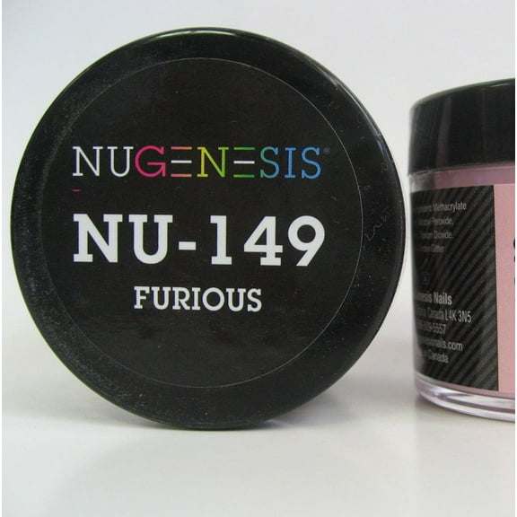 NUGENESIS Nail Color Dip Dipping Powder 1oz/jar - NU149 Furious