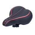 thumbnail image 1 of FRCOLOR Selle de Vélo 1 Pce Ressort Haute Élasticité Coussin d'Absorption Confortable pour Homme Femme Homme (Noir Rouge), 10.63"X7.68"X5.12 Pouces, 1 of 4