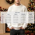 thumbnail image 3 of Ceisia Men's Solid Fuzzy Crew Neck Long Sleeve Knit Sweater Casual Warm Winter Pullover Top Gift, 3 of 7