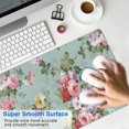 thumbnail image 4 of Long Mouse Pads for Desk,Pioneer Flower Floral Print Pattern Desk Mats on Top Of Desks, Desk Mouse Pad Extra Large with 3mm Non-Slip Base and Stitched Edge for Gaming,Office,Work,Home 35.4"x15.7", 4 of 6