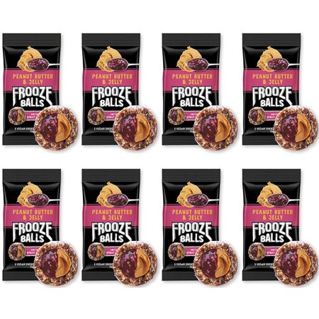 Frooze Balls Vegan Peanut Butter & Jelly Energy Balls  2.4 oz  8 Count