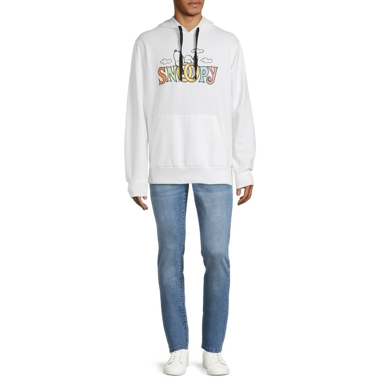 Peanuts Snoopy Men s Big Men s Graphic Fleece Hoodie Walmart