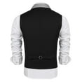 thumbnail image 5 of ETHAN Mens Vests Dress Business Suit for Men Formal Corset Vest for Men Prom Evening Party Dress XL, 5 of 7