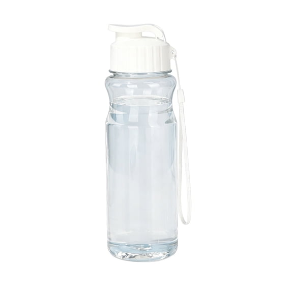 Dvumao Sports and Travel Water Bottle, 18.5oz (550ml) Capacity with Flip Lid and Carrying Loop