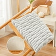 thumbnail image 5 of Square Fur Sheepskin Chair Cover Seat Cushion Pad Super Soft Area Rugs for Living Bedroom Sofa, 5 of 7