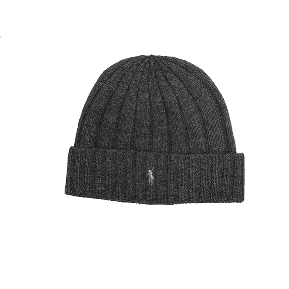 Polo Ralph Lauren Men`s Signature Merino Wool Blend Cuffed Beanie One Size