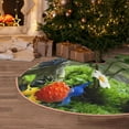 thumbnail image 6 of Saiise Pikmin Print Christmas Tree Skirt 30" Tree Skirt Rustic Christmas Decorations for Winter New Year Holiday Party Decor Indoor Outdoor, 6 of 7