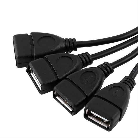 USB Extension Cable Adapter, 4 Ports USB Powered Splitter With Hot-plug, Support 4 Devices, For Cat5/Cat5E/Cat6 Patch Cord, Connector Adapter For Printers, Keyboard