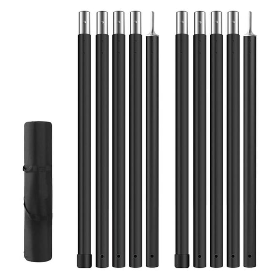 Tent Pole Camping Pole Split Type 5 Section Connection, Tent for Camping Touring/Camping/Outdoor