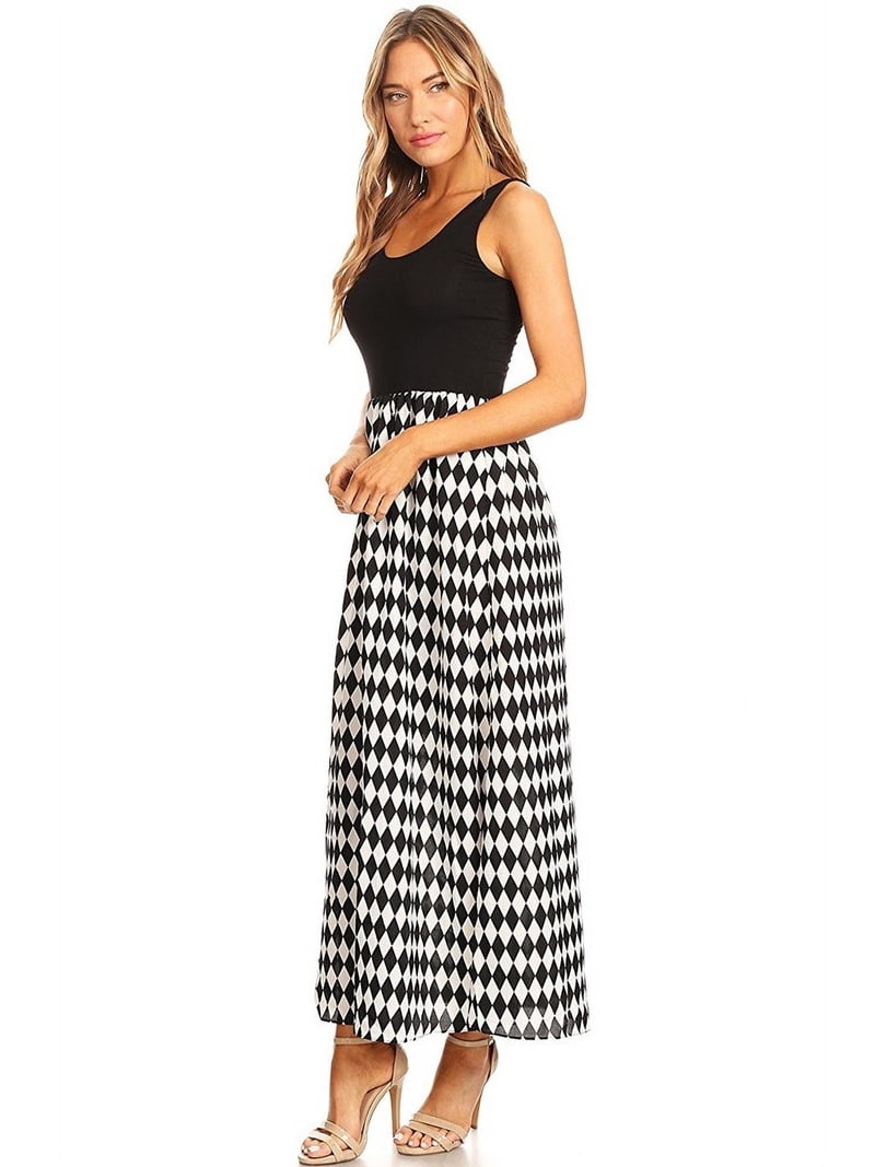 black white womens dresses and Jersey Gown With 3D Flower Off The Shoulder Detail * Hand wash Black and White Floral Print
