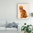 thumbnail image 3 of Trademark Fine Art 'Ginger Cat With Crown, Full' Canvas Art by Fab Funky, 3 of 3