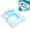 Sky Blue, variant on Inflatable Floating Pool Lounger for Adults, Ergonomic Water Tanning Bed Recliner with Cup Holder Tray, Stable Air Mattress Float for Pool Beach Lake Summer Relaxation(Blue,95x85cm)