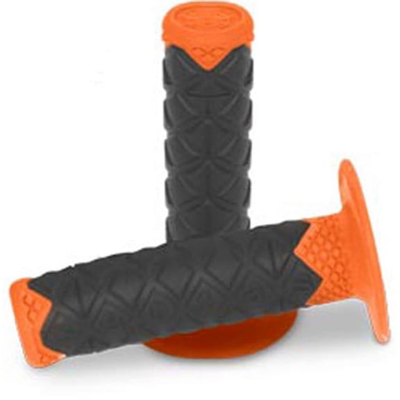 Diamond Spider M1-KTM M1 Motorcycle Grips with Black Diamond, Orange