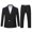 Black, variant on ETHAN Boys Suit for Kids Wedding 2 Pieces Black Slim Fit Formal Suits for Boys Size 2T