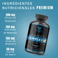 thumbnail image 2 of Magnesio 200 cápsulas | Citrato, Oxido, Gluconato | Suave con el Estómago | 550 mg por Cápsula | Con Inulina y Prebióticos alta Absorción Natural Smart Nutrition Wellness, 2 of 5