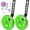 Dark green, variant on Training Wheels for Bicycle,Flash Mute Wheel Compatible for Bikes of 12-20 Inch 1 Pair