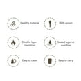 thumbnail image 4 of 500ml Insulated Food Jar, 304 Stainless Steel Vacuum Soup Container, Leak Proof Soup , Lunch Container, Portable Insulated Food Mug for School Camping Travel, 4 of 8