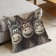 thumbnail image 1 of CaiYueKe Donkey Pattern Pillow Cover - Soft Plush Throw Cushion Case with Modern Geometric Print, Unique Animal Accent for Sofa Bed Living Room Bedroom Home Decor, 1 of 7