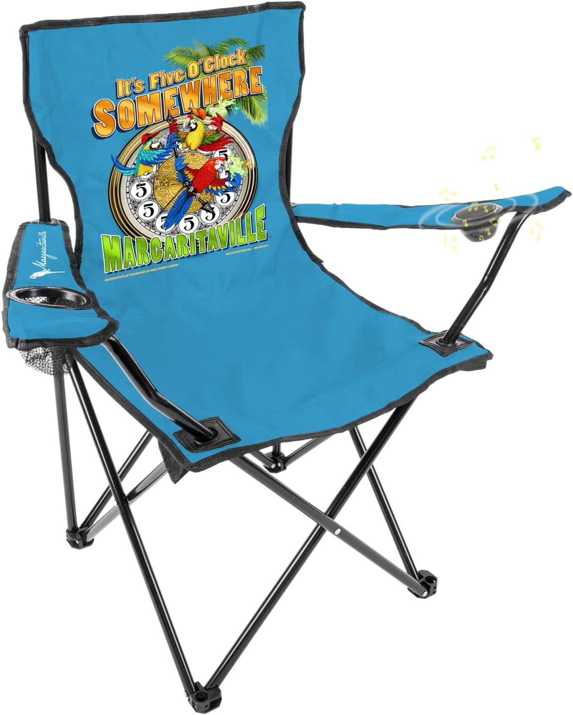 Margaritaville Folding Chair with Wireless Speakers Beach Chair with
