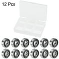thumbnail image 5 of Uxcell Roulements à Billes ABEC7 pour Planche à Roulettes Patins à Roues Alignées 12 Pcs Noir ABEC-7, 5 of 5