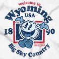 thumbnail image 2 of PACMAN Welcome to Wyoming State Men's Graphic T Shirt Tees Brisco Brands S, 2 of 6