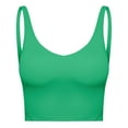 thumbnail image 6 of Lixiuxyad Adjustable Strap Tank Tops Women's Strap Tank Top Sexy Trim Backless Vest Summer Going Out Tops(Green XL), 6 of 6