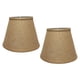thumbnail image 1 of Juego de 2 pantallas de lámpara de lino rústico, decorativas, para mesa, lámparas de mesa Caqui, 1 of 9