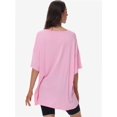 thumbnail image 4 of Women's Plus Size T Shirts Oversized Tees Summer Half Sleeve Crew Neck Tunic Tops, 4 of 6