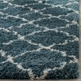 thumbnail image 6 of SAFAVIEH Hudson Jaye Geometric Shag Area Rug, Grey/Ivory, 8' x 8' Square, 6 of 10