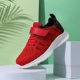 thumbnail image 5 of JUMEYU Girls Sneakers Kids Shoes, Boys Girls Sneakers Lightweight Athletic Walking/Running Tennis Shoes(Toddler/Little Kid/Big Kid) Size 1 (Red,Big Kids 1), 5 of 9
