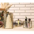 thumbnail image 5 of Merek Set of 3 Copper Frame with Texture Glass Hurricane Candleholder Lantern Decorative Box Plant Terrarium Tabletop Curio Case/Shadow Box Great for Home Decor and Wedding (Copper), 5 of 5