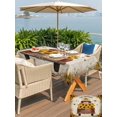 thumbnail image 5 of Outdoor Tablecloth with Umbrella Hole for Patio/Picnic/Party/Camping, Vintage Sunflower Truck Waterproof Table Cloth Rectangle Table Cover Washable, Summer Botanical Pastoral Retro Art (52"x 70"), 5 of 8