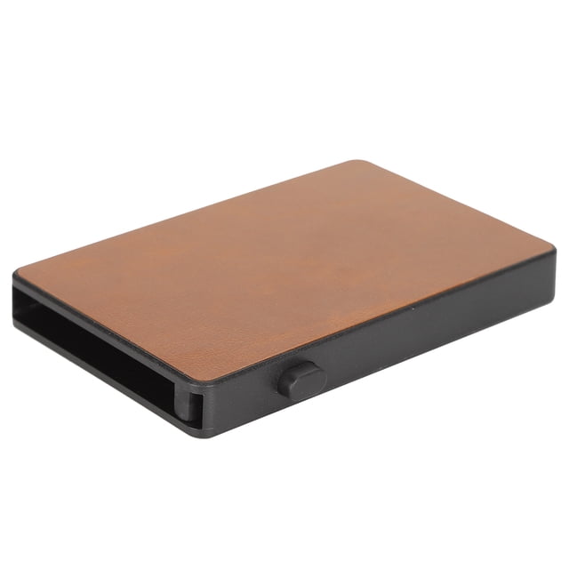 Card Holder, Business Card PackageBusiness Card Package Card Package Card Loading Tool Lightweight Design Large Capacity for Business for Travel Blue,Black,Brown,Carbon Fiber
