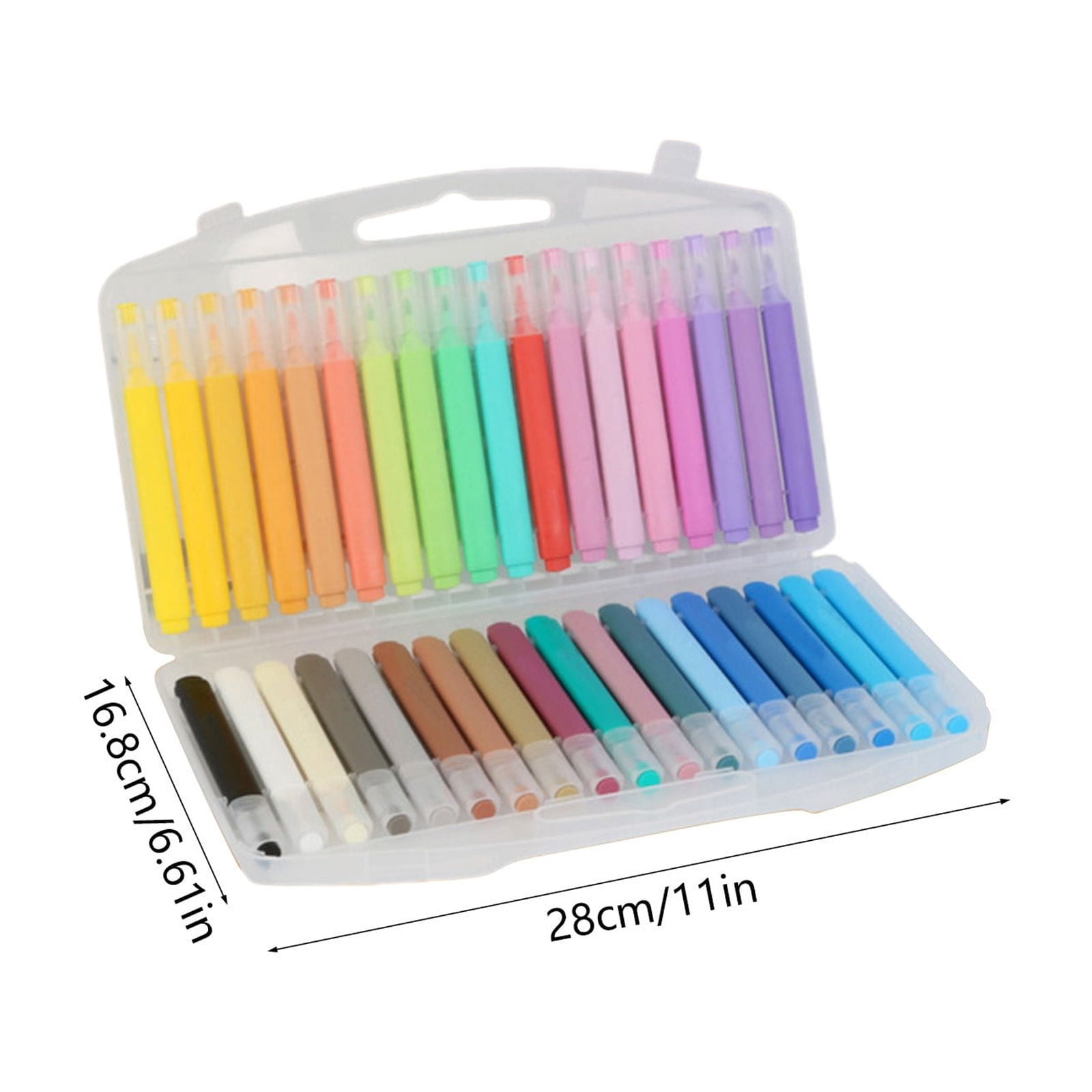 Watercolor Brush Pens Set, 12 24 36 Colors Soft Tip Acrylic Markers with Flexible Brush Nib Quick Dry No Bleed, Art Drawing Calligraphy Painting Pens for Artists Students Office