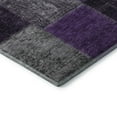 thumbnail image 4 of Addison Rugs Mayfield Washable Transitional Patchwork Eggplant Rectangle Rug, 10' x 14', 4 of 6