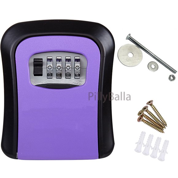 combination lock storage boxes