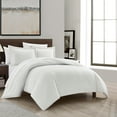 thumbnail image 6 of Vasey 2 or 3 Piece Duvet Cover Set Contemporary Solid White With Dot Striped, 6 of 10