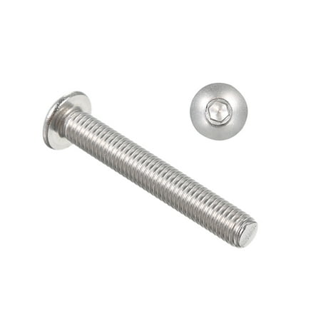 

Docooler A2 IS07380 304 Stainless Steel Hex Screw Socket Button Bolts Screws M5*35