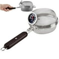 thumbnail image 3 of Hzzsbu Home Coffee Bean Roaster Tool - Portable Stainless Steel Handy Coffee Roaster Mesh Pan Tool with Thermometer for Home & Outdoor Coffee Beans Baking, 3 of 7