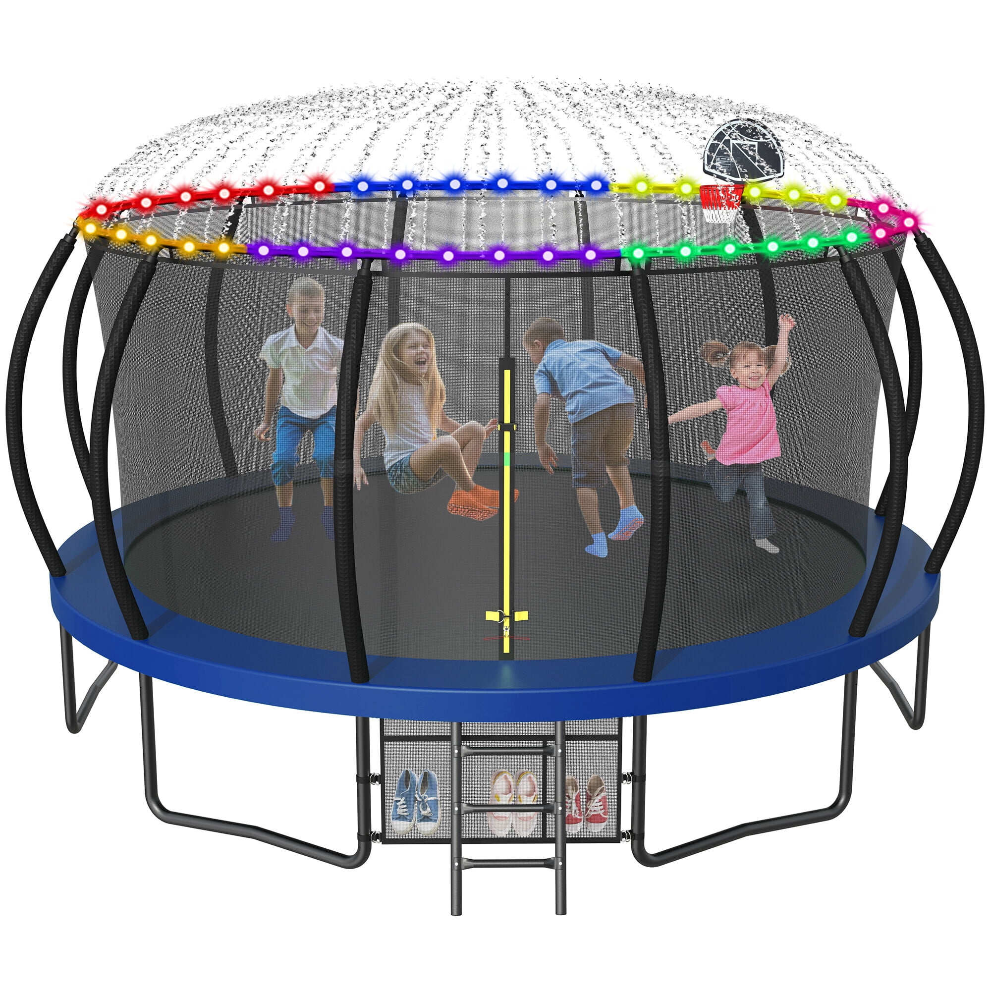 DreamBuck 14FT Trampoline with Enclosure Net for Kids and Adults