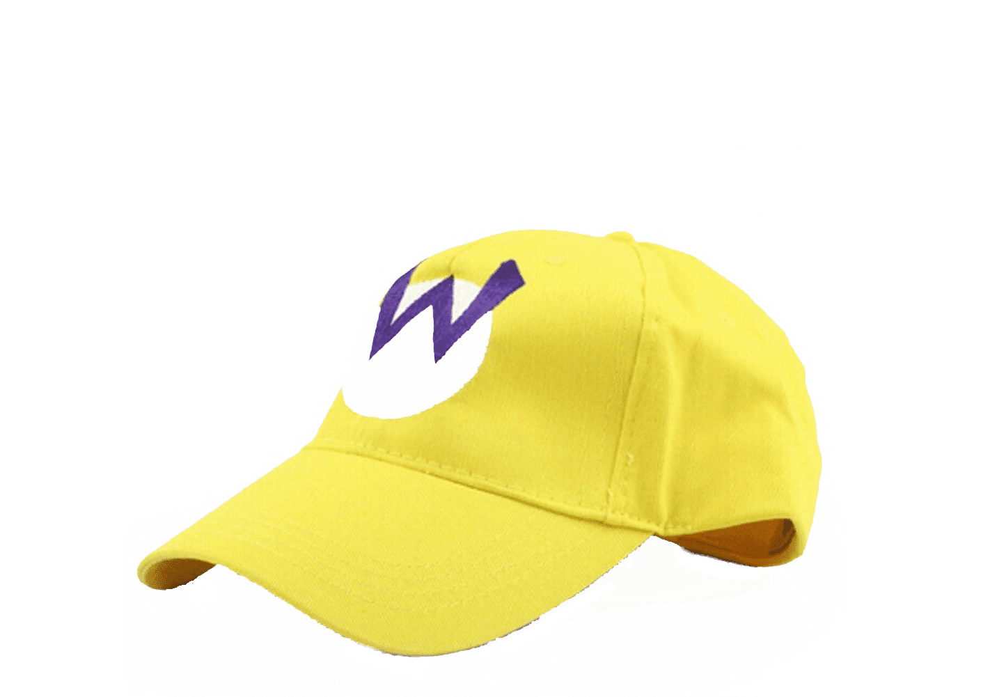 Wario W Logo Yellow Baseball Cap Hat 