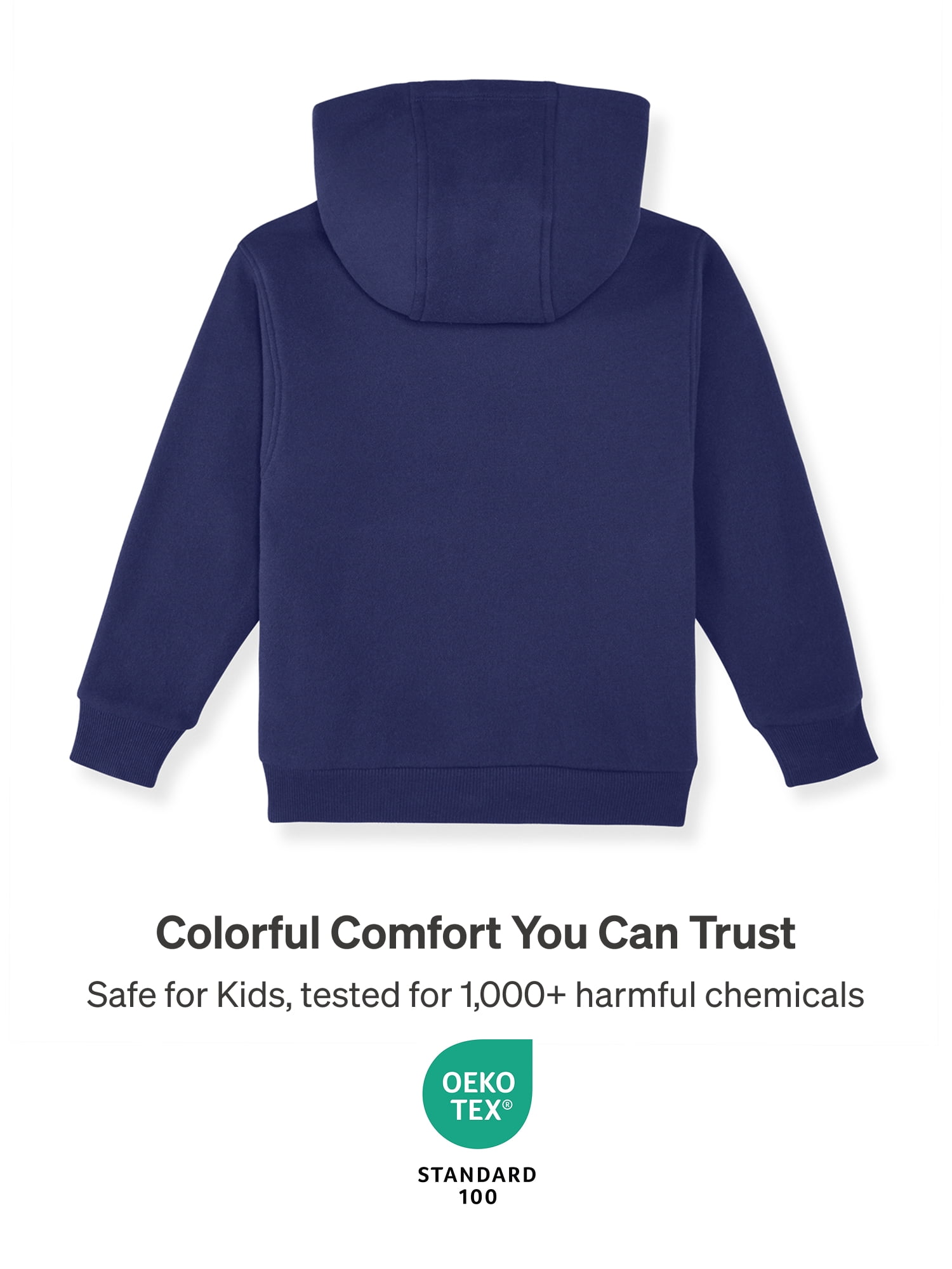 Color Mix by Garanimals Kids Fleece Hoodie, Sizes 6–16