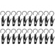 thumbnail image 3 of 20 ganchos de plástico giratorios para colgar ropa con pinzas para calcetines, botas, sujetadores y toallas., 3 of 6